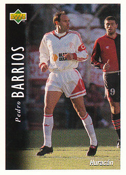 Pedro Barrios Huracan 1995 Upper Deck Futbol Argentina #133